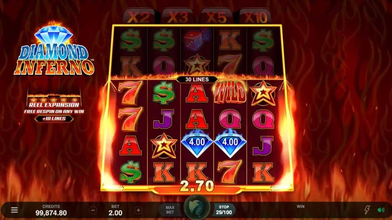 Diamond Inferno Slot fun88 slot machine bonus reward 2