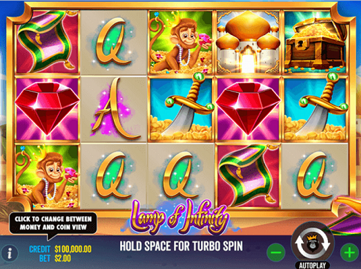 lamp of infinity slot game